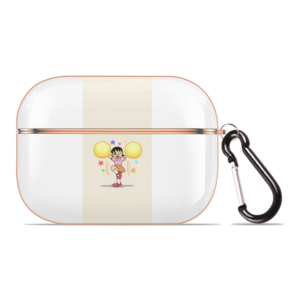 （画像用） ドラえもん みなもと しずか Doraemon Shizuka Minamoto 【AirPods Pro用】ハードシェル保護ケース｜耐衝撃・防指紋・カラビナ付き商品仕様