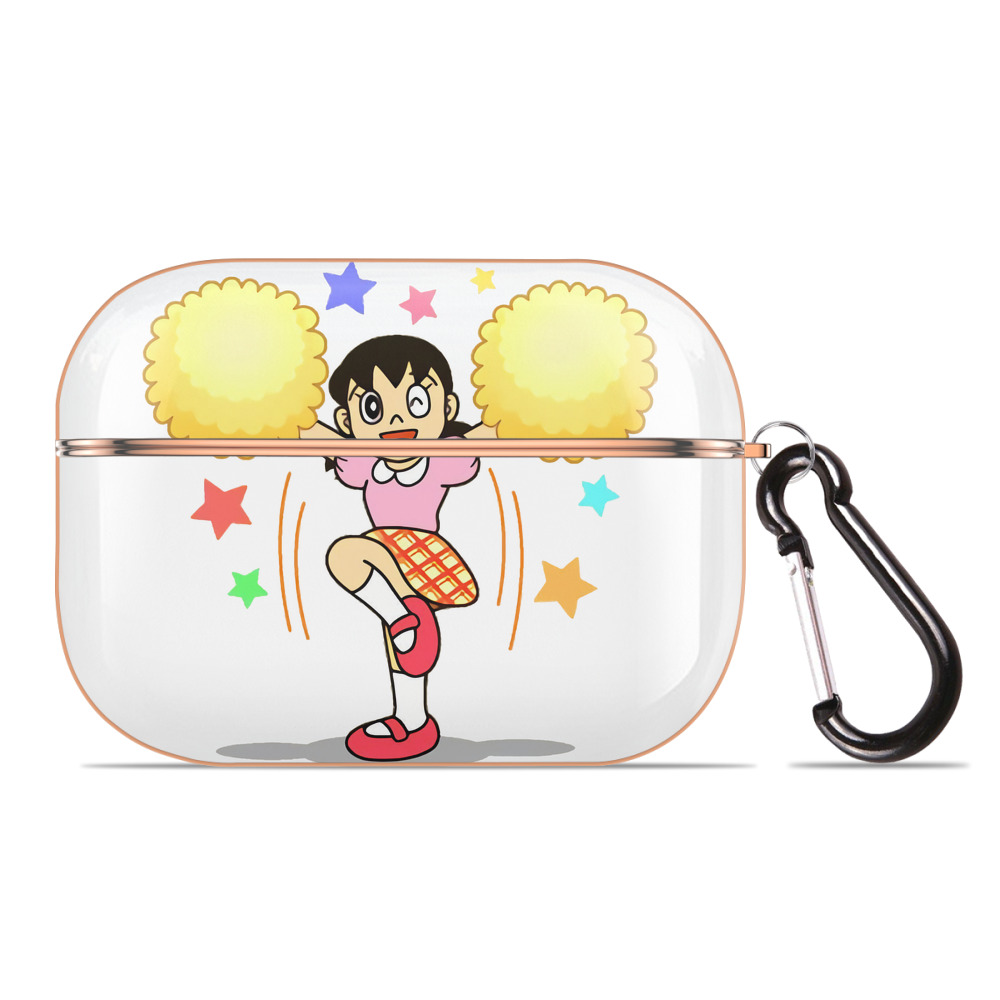 （画像用） ドラえもん みなもと しずか Doraemon Shizuka Minamoto 【AirPods Pro用】ハードシェル保護ケース｜耐衝撃・防指紋・カラビナ付き商品仕様