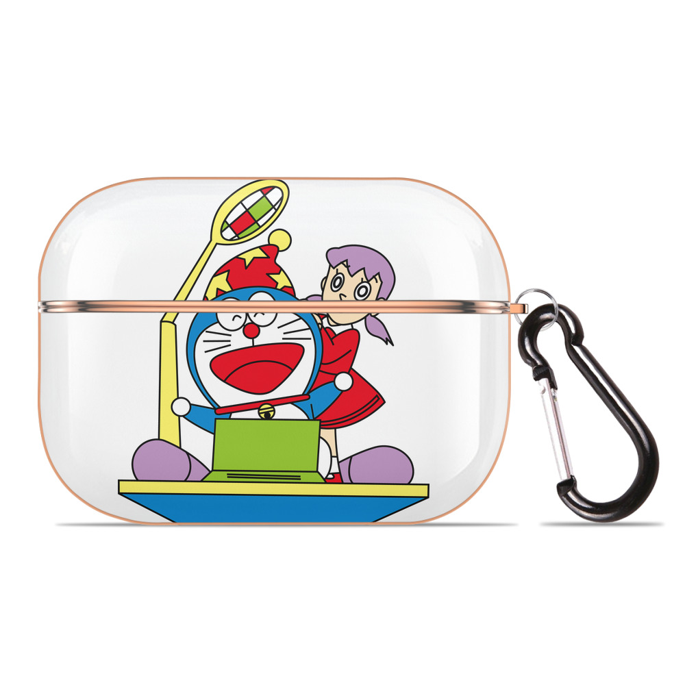 （画像用） ドラえもん みなもと しずか Doraemon Shizuka Minamoto 【AirPods Pro用】ハードシェル保護ケース｜耐衝撃・防指紋・カラビナ付き商品仕様