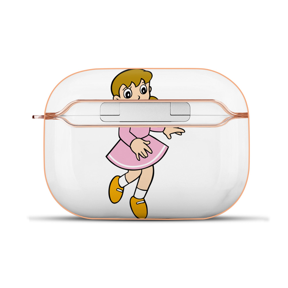 （画像用） ドラえもん みなもと しずか Doraemon Shizuka Minamoto 【AirPods Pro用】ハードシェル保護ケース｜耐衝撃・防指紋・カラビナ付き商品仕様