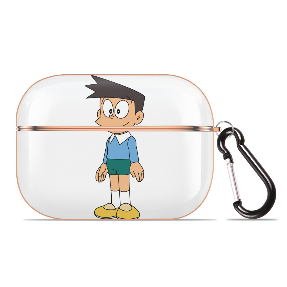 （画像用） ドラえもん 骨川 スネ夫 Doraemon Honekawa Suneo 【AirPods Pro用】ハードシェル保護ケース｜耐衝撃・防指紋・カラビナ付き商品仕様