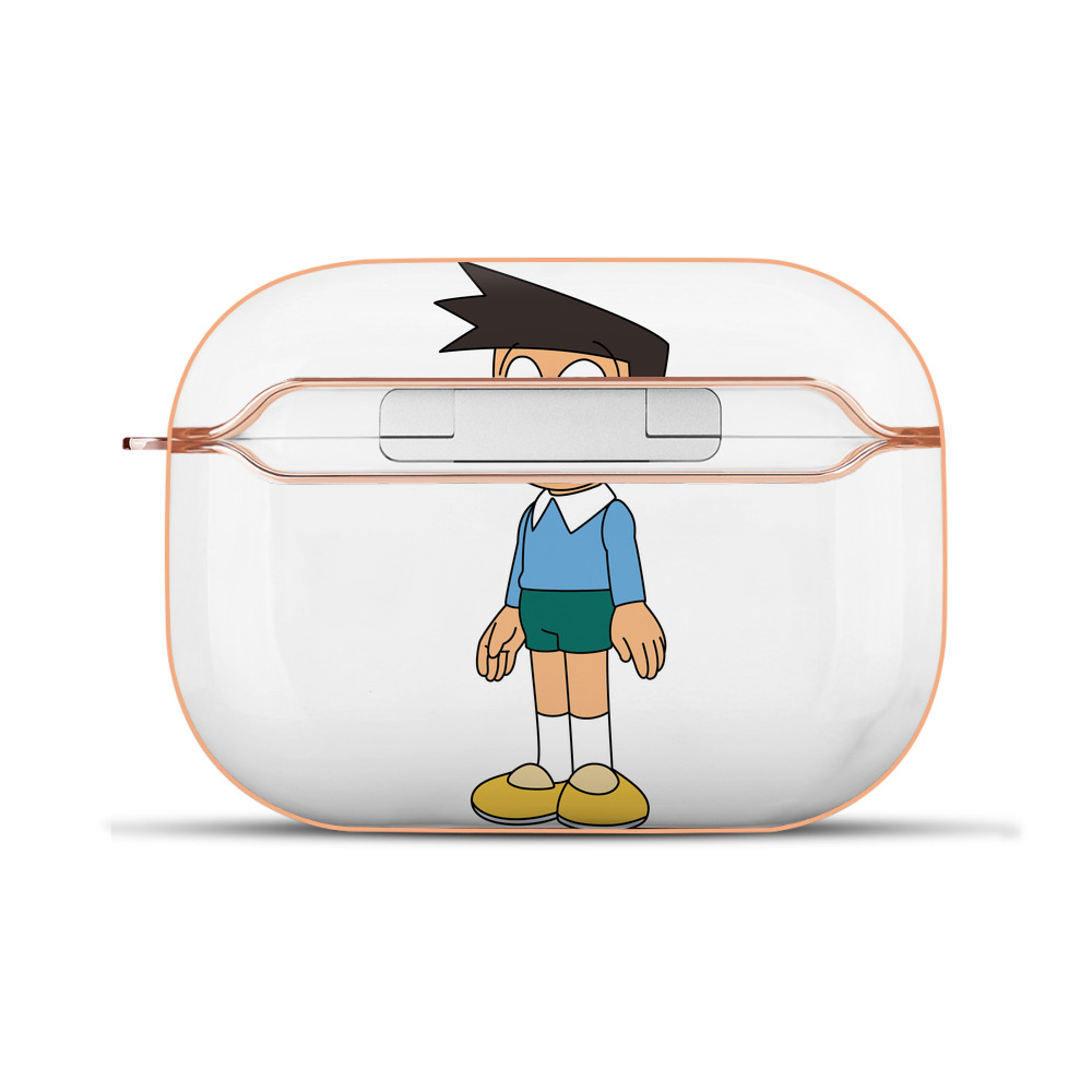 （画像用） ドラえもん 骨川 スネ夫 Doraemon Honekawa Suneo 【AirPods Pro用】ハードシェル保護ケース｜耐衝撃・防指紋・カラビナ付き商品仕様