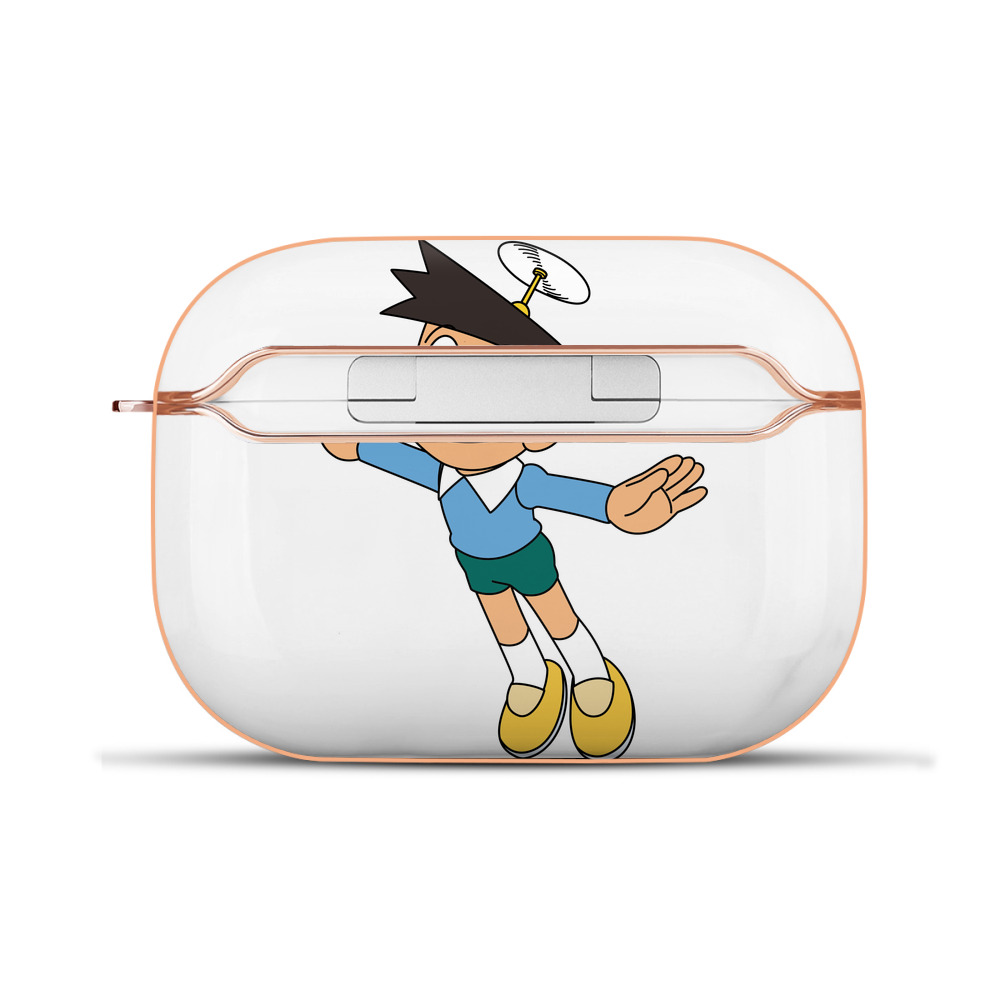 （画像用） ドラえもん 骨川 スネ夫 Doraemon Honekawa Suneo 【AirPods Pro用】ハードシェル保護ケース｜耐衝撃・防指紋・カラビナ付き商品仕様