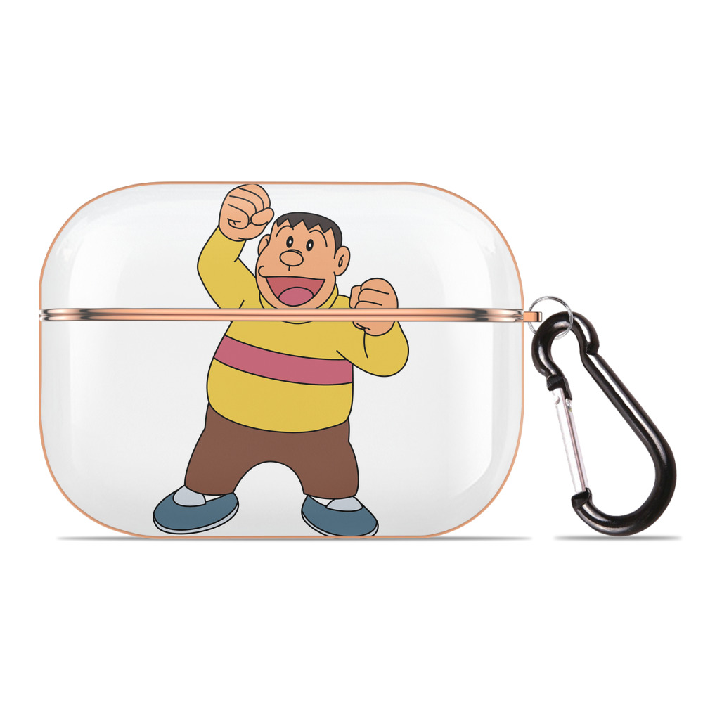 （画像用） ドラえもん 剛田武 Doraemon Gouta Takeshi 【AirPods Pro用】ハードシェル保護ケース｜耐衝撃・防指紋・カラビナ付き商品仕様