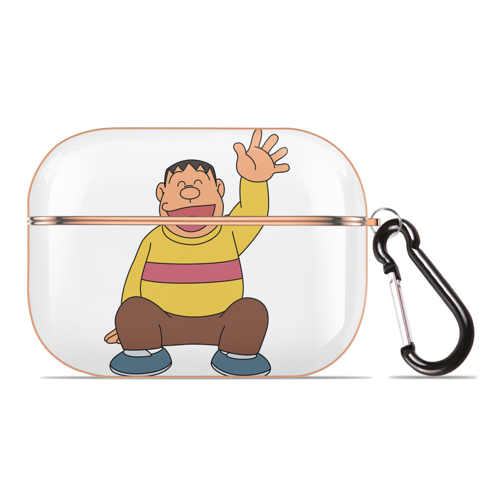 （画像用） ドラえもん 剛田武 Doraemon Gouta Takeshi 【AirPods Pro用】ハードシェル保護ケース｜耐衝撃・防指紋・カラビナ付き商品仕様