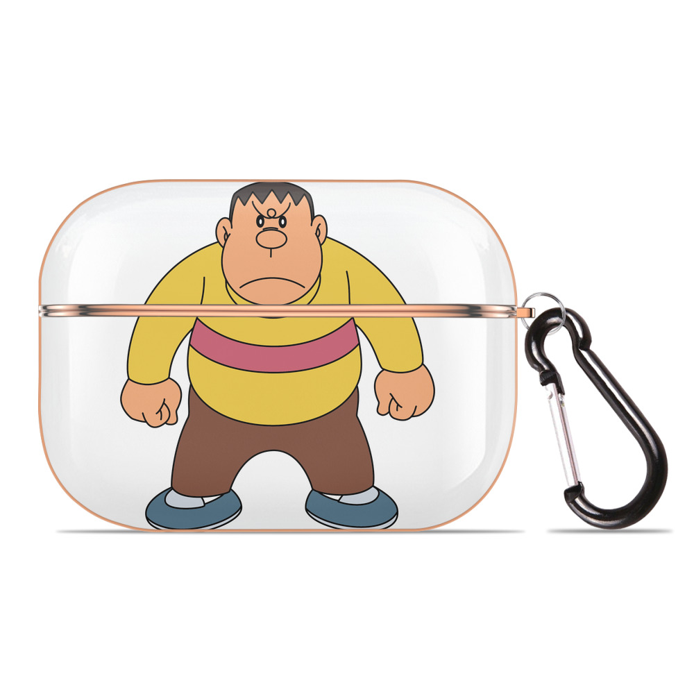 （画像用） ドラえもん 剛田武 Doraemon Gouta Takeshi 【AirPods Pro用】ハードシェル保護ケース｜耐衝撃・防指紋・カラビナ付き商品仕様