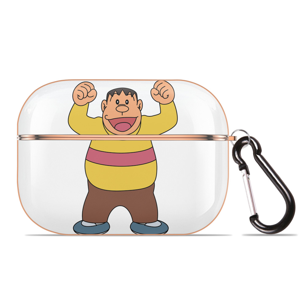 （画像用） ドラえもん 剛田武 Doraemon Gouta Takeshi 【AirPods Pro用】ハードシェル保護ケース｜耐衝撃・防指紋・カラビナ付き商品仕様