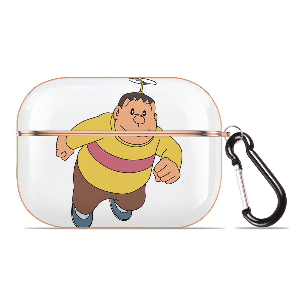 （画像用） ドラえもん 剛田武 Doraemon Gouta Takeshi 【AirPods Pro用】ハードシェル保護ケース｜耐衝撃・防指紋・カラビナ付き商品仕様