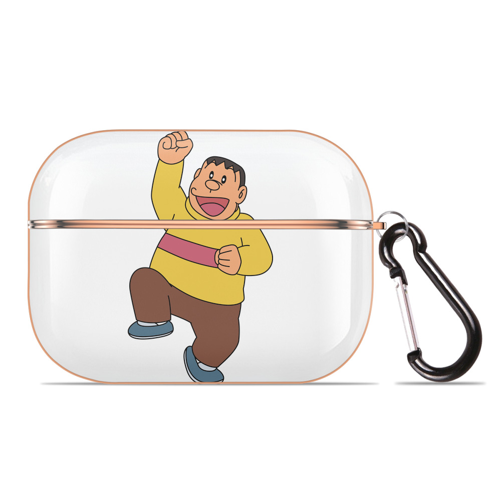 （画像用） ドラえもん 剛田武 Doraemon Gouta Takeshi 【AirPods Pro用】ハードシェル保護ケース｜耐衝撃・防指紋・カラビナ付き商品仕様