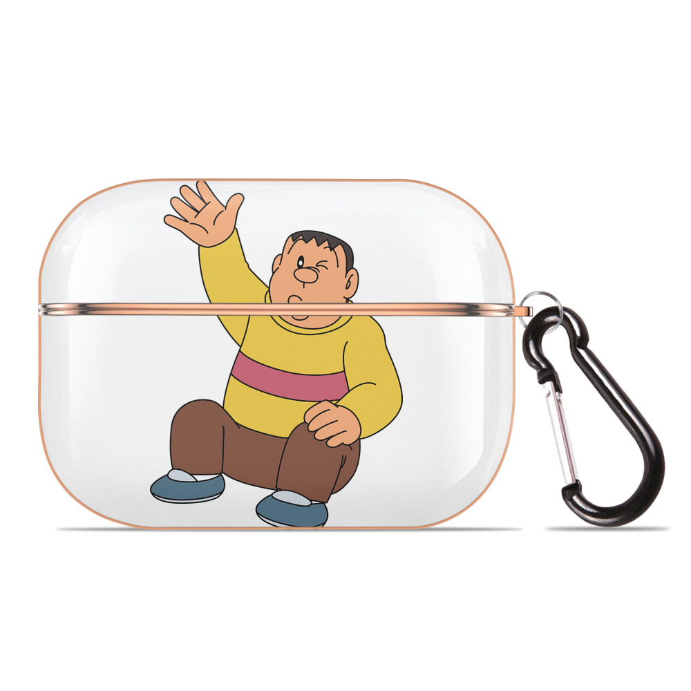 （画像用） ドラえもん 剛田武 Doraemon Gouta Takeshi 【AirPods Pro用】ハードシェル保護ケース｜耐衝撃・防指紋・カラビナ付き商品仕様