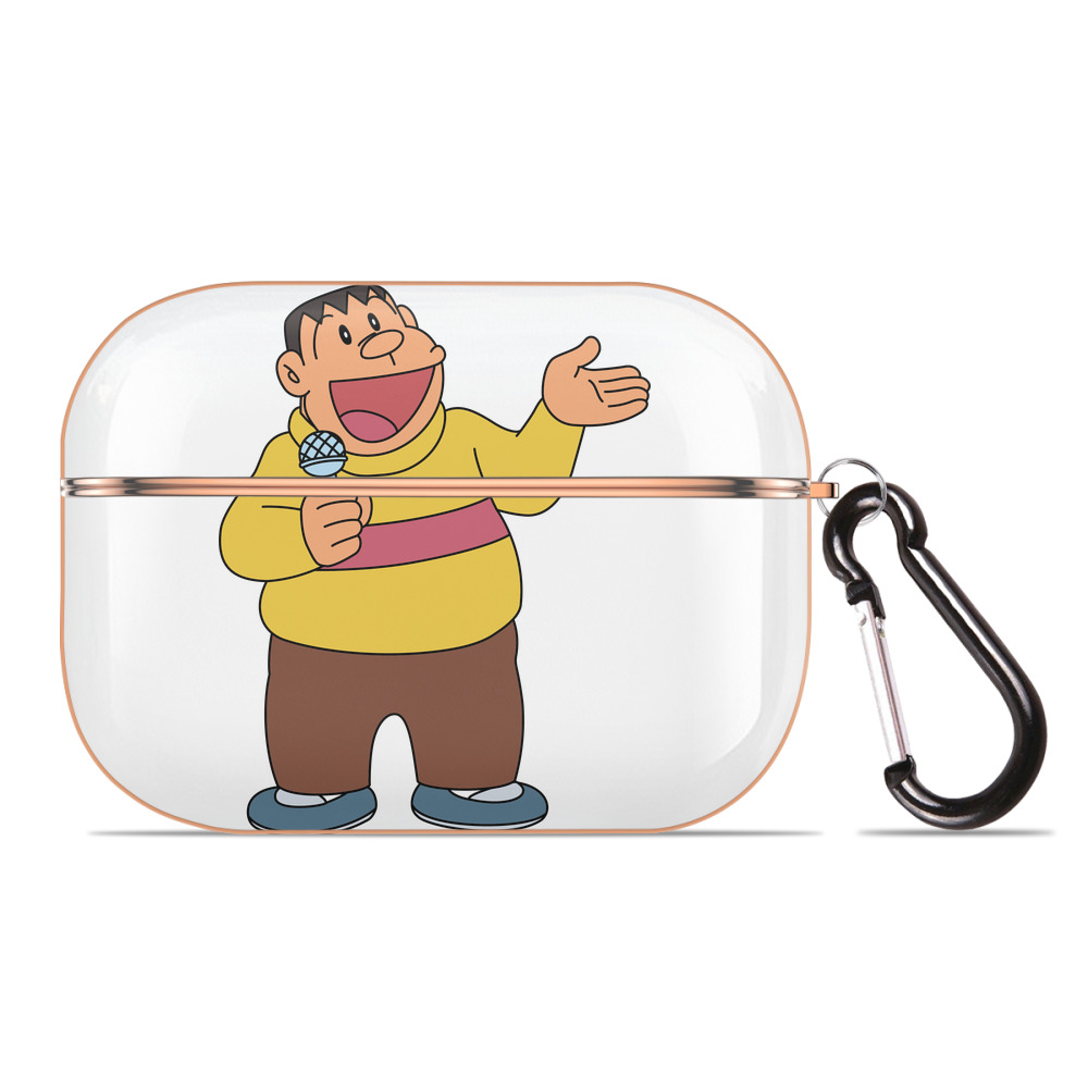 （画像用） ドラえもん 剛田武 Doraemon Gouta Takeshi 【AirPods Pro用】ハードシェル保護ケース｜耐衝撃・防指紋・カラビナ付き商品仕様