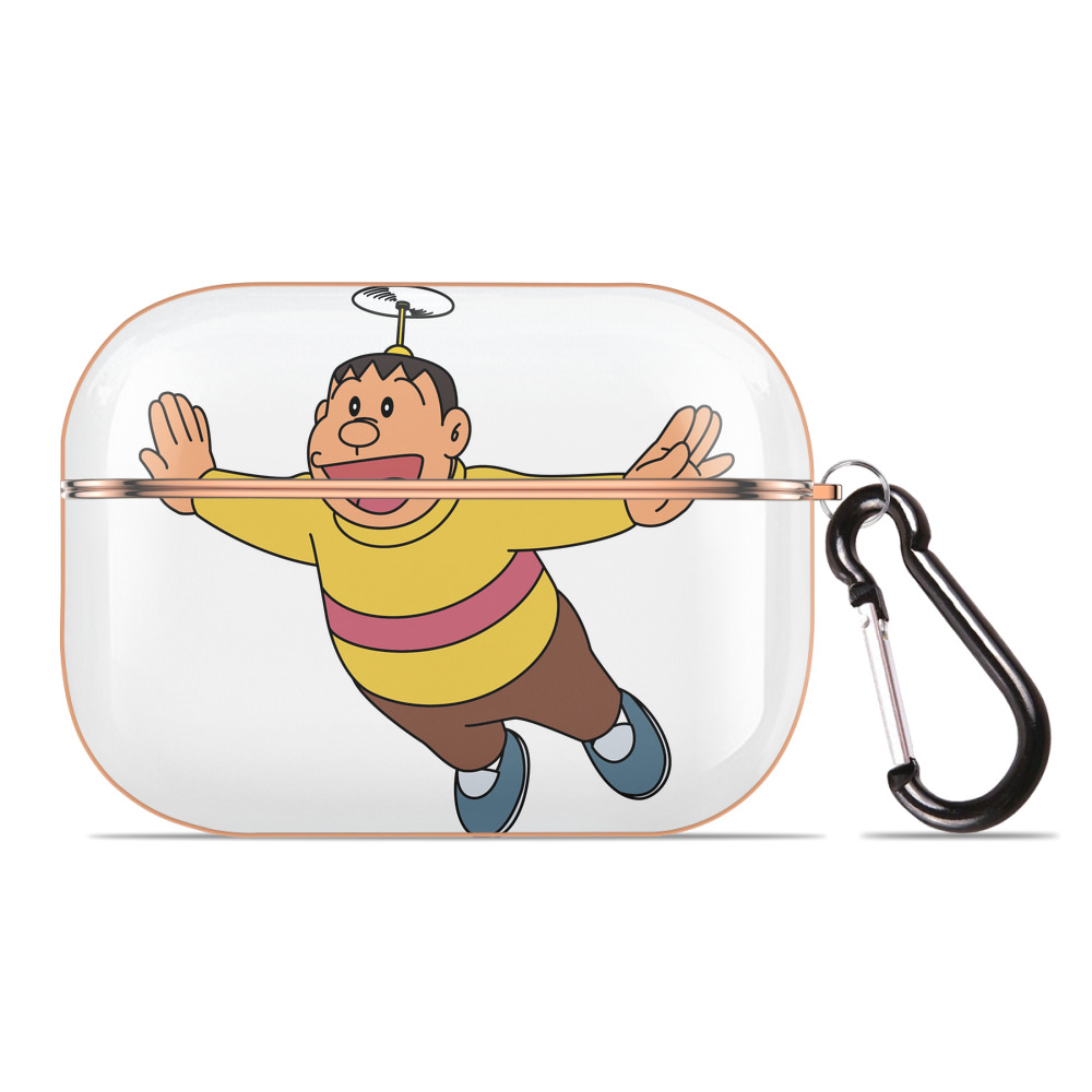 （画像用） ドラえもん 剛田武 Doraemon Gouta Takeshi 【AirPods Pro用】ハードシェル保護ケース｜耐衝撃・防指紋・カラビナ付き商品仕様