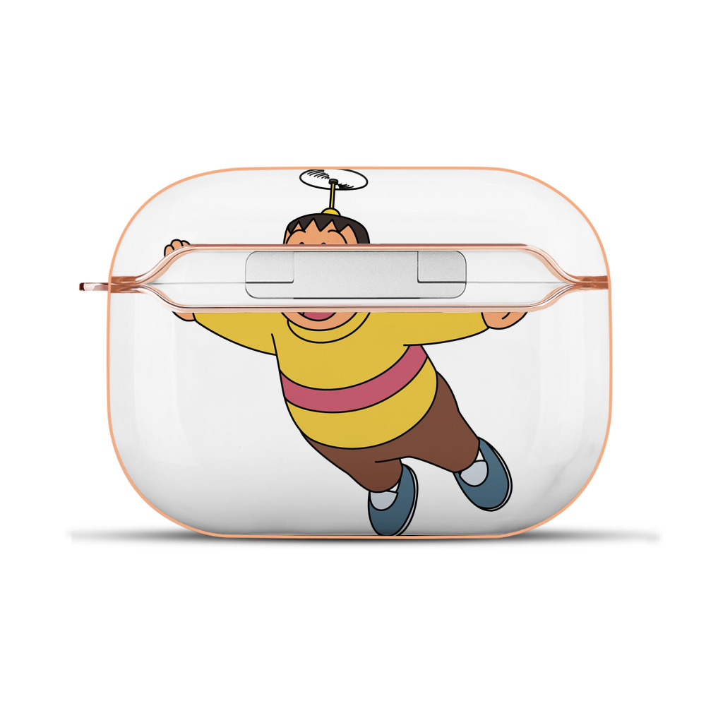 （画像用） ドラえもん 剛田武 Doraemon Gouta Takeshi 【AirPods Pro用】ハードシェル保護ケース｜耐衝撃・防指紋・カラビナ付き商品仕様