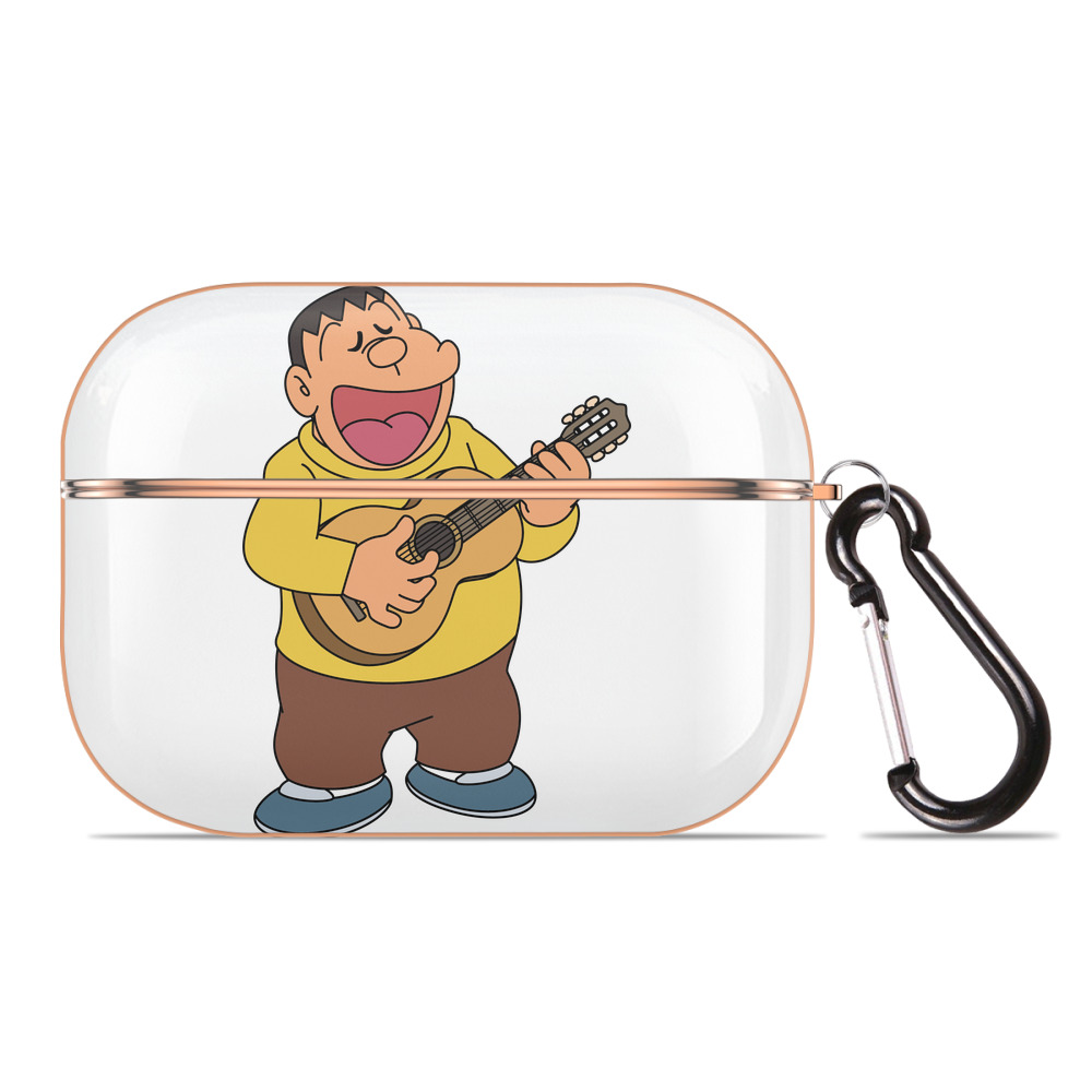 （画像用） ドラえもん 剛田武 Doraemon Gouta Takeshi 【AirPods Pro用】ハードシェル保護ケース｜耐衝撃・防指紋・カラビナ付き商品仕様