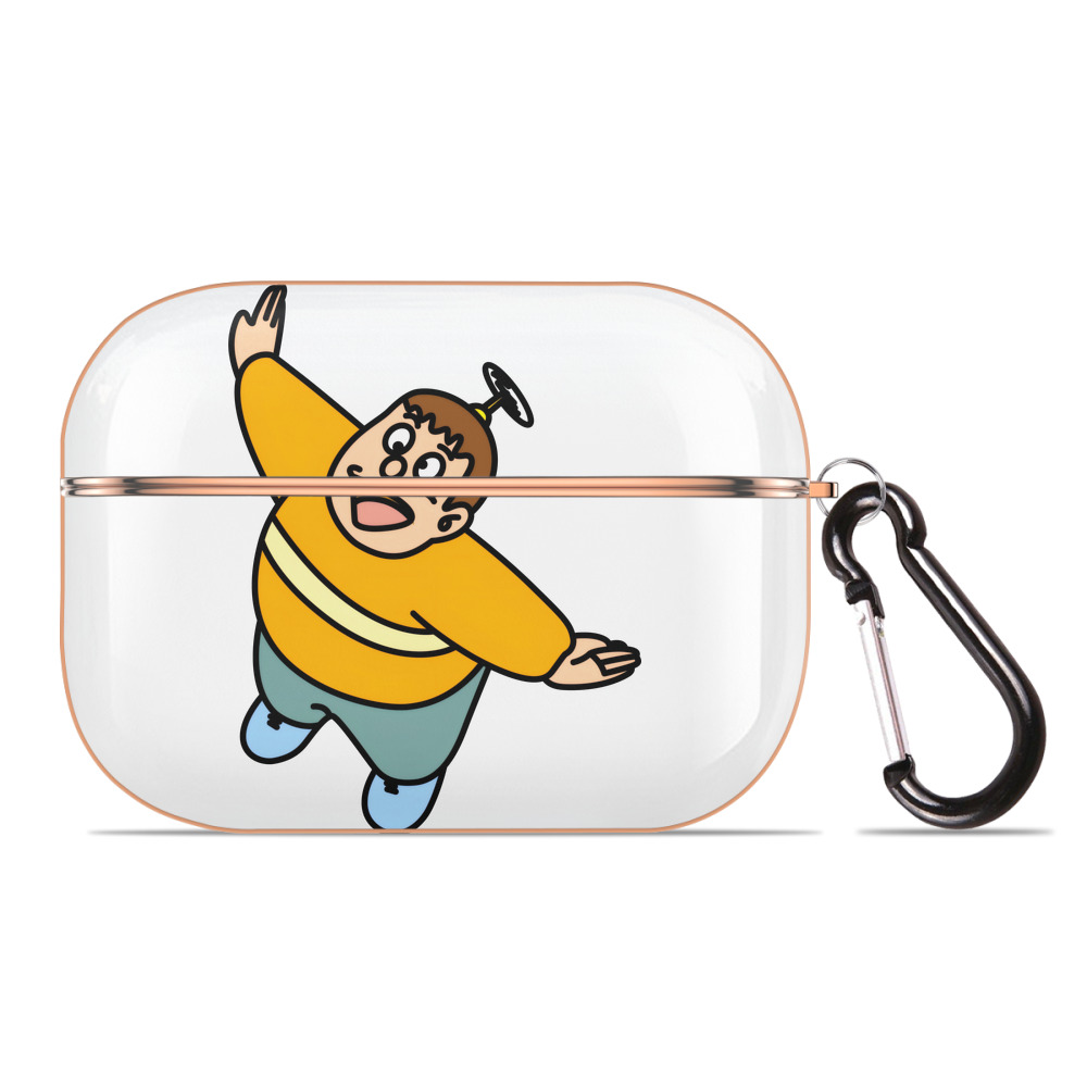 （画像用） ドラえもん 剛田武 Doraemon Gouta Takeshi 【AirPods Pro用】ハードシェル保護ケース｜耐衝撃・防指紋・カラビナ付き商品仕様