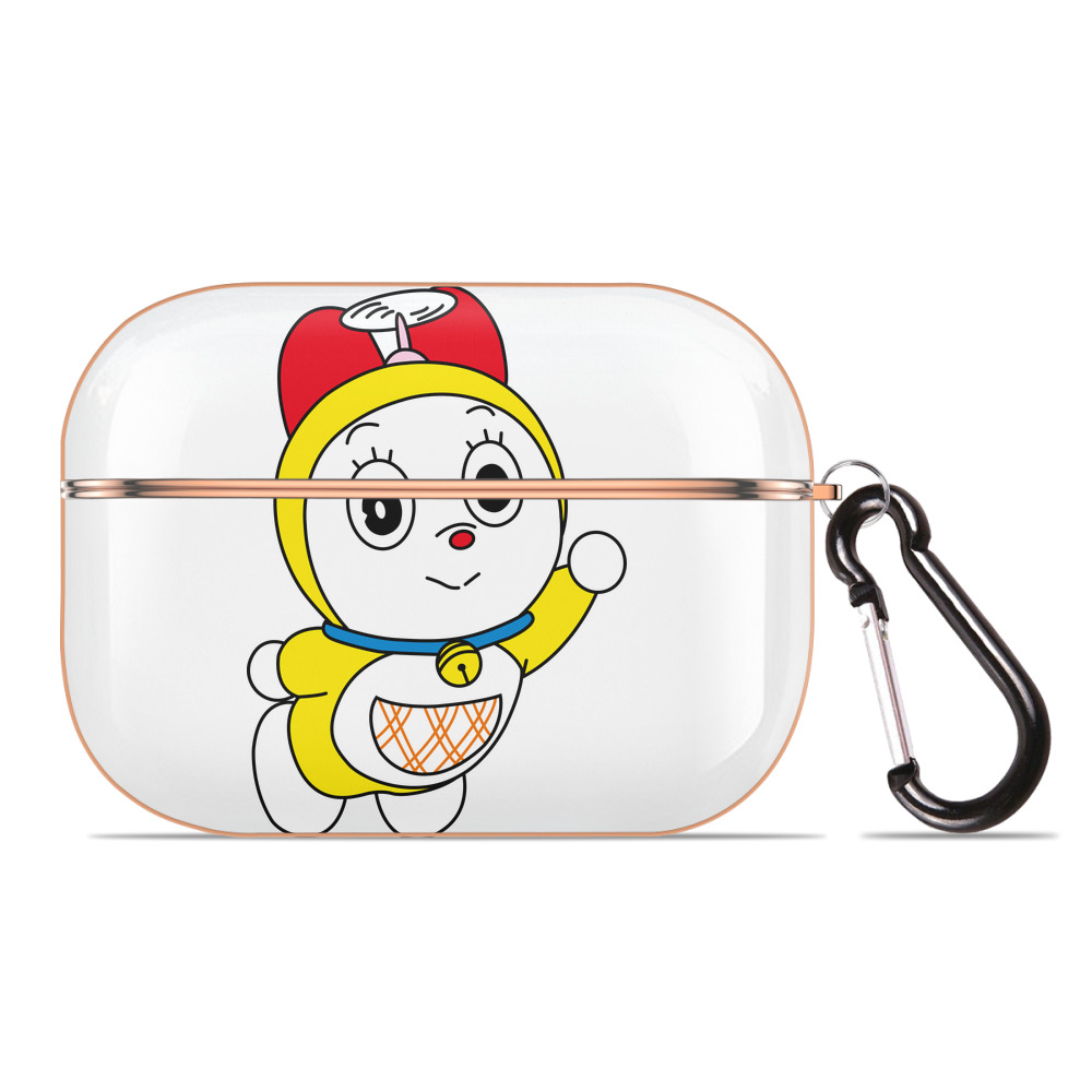 （画像用） ドラえもん ドラミ Doraemon Dorami 【AirPods Pro用】ハードシェル保護ケース｜耐衝撃・防指紋・カラビナ付き商品仕様
