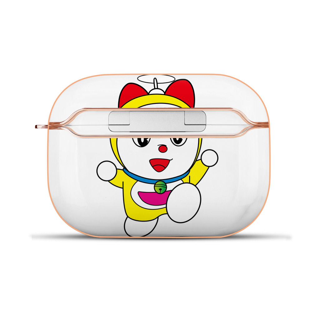 （画像用） ドラえもん ドラミ Doraemon Dorami 【AirPods Pro用】ハードシェル保護ケース｜耐衝撃・防指紋・カラビナ付き商品仕様