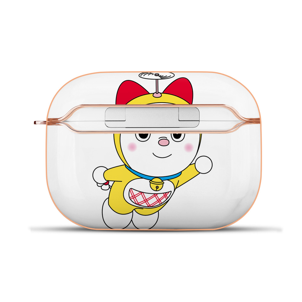 （画像用） ドラえもん ドラミ Doraemon Dorami 【AirPods Pro用】ハードシェル保護ケース｜耐衝撃・防指紋・カラビナ付き商品仕様