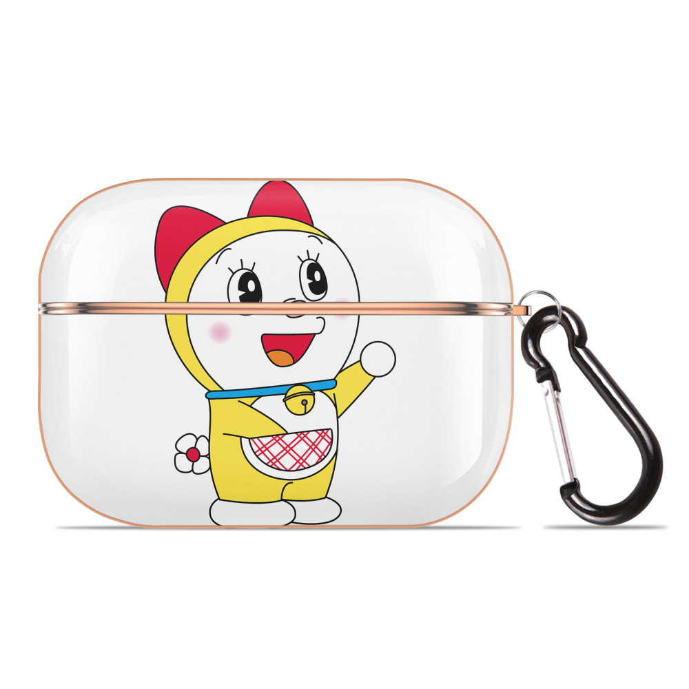 （画像用） ドラえもん ドラミ Doraemon Dorami 【AirPods Pro用】ハードシェル保護ケース｜耐衝撃・防指紋・カラビナ付き商品仕様