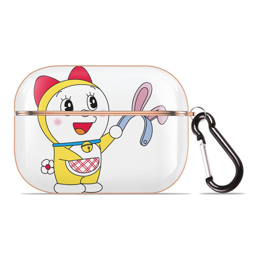 （画像用） ドラえもん ドラミ Doraemon Dorami 【AirPods Pro用】ハードシェル保護ケース｜耐衝撃・防指紋・カラビナ付き商品仕様