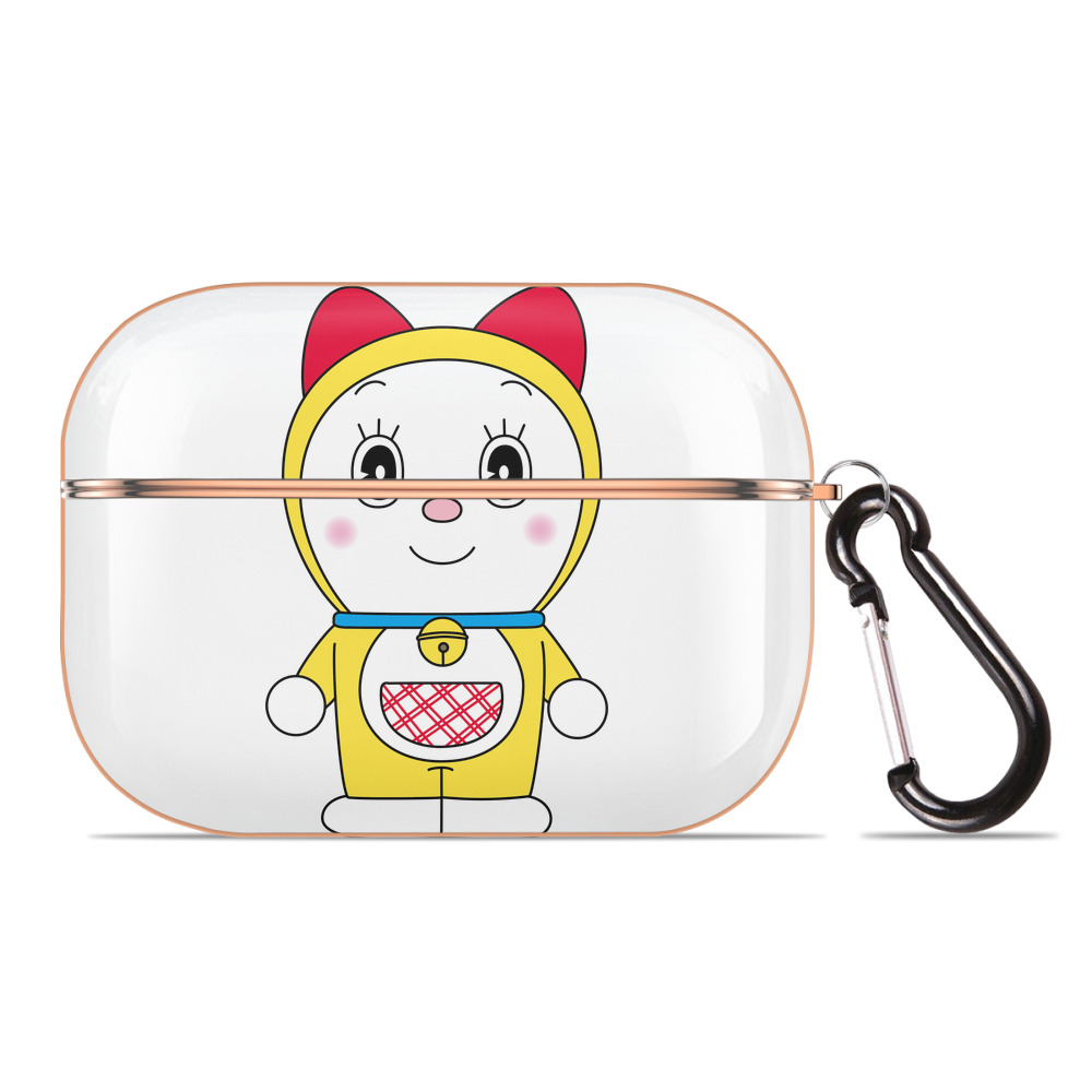 （画像用） ドラえもん ドラミ Doraemon Dorami 【AirPods Pro用】ハードシェル保護ケース｜耐衝撃・防指紋・カラビナ付き商品仕様