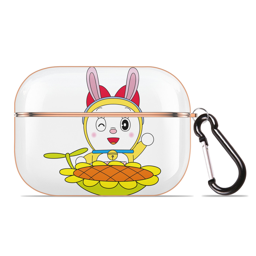 （画像用） ドラえもん ドラミ Doraemon Dorami 【AirPods Pro用】ハードシェル保護ケース｜耐衝撃・防指紋・カラビナ付き商品仕様