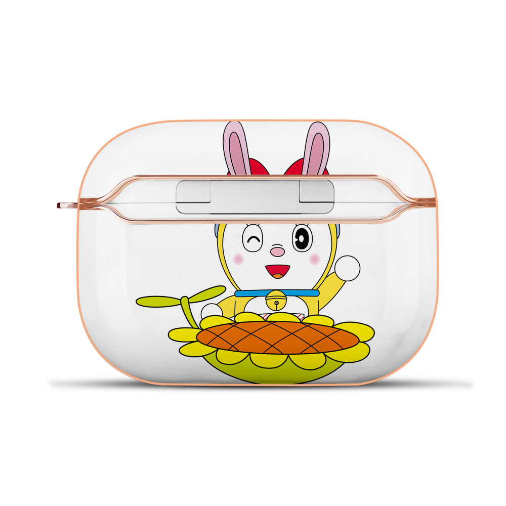 （画像用） ドラえもん ドラミ Doraemon Dorami 【AirPods Pro用】ハードシェル保護ケース｜耐衝撃・防指紋・カラビナ付き商品仕様