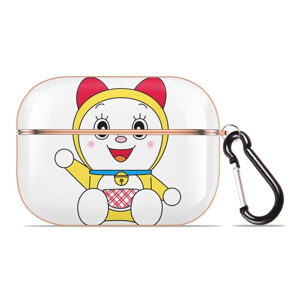 （画像用） ドラえもん ドラミ Doraemon Dorami 【AirPods Pro用】ハードシェル保護ケース｜耐衝撃・防指紋・カラビナ付き商品仕様