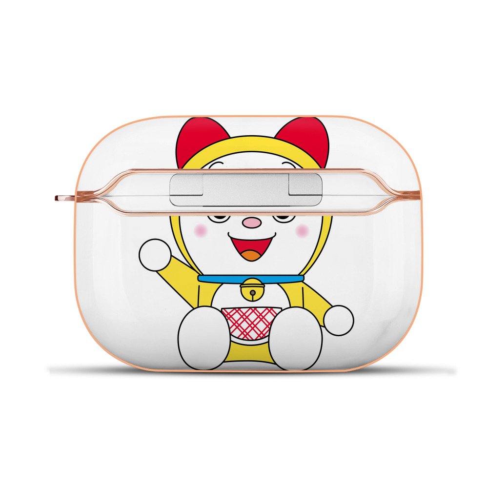 （画像用） ドラえもん ドラミ Doraemon Dorami 【AirPods Pro用】ハードシェル保護ケース｜耐衝撃・防指紋・カラビナ付き商品仕様