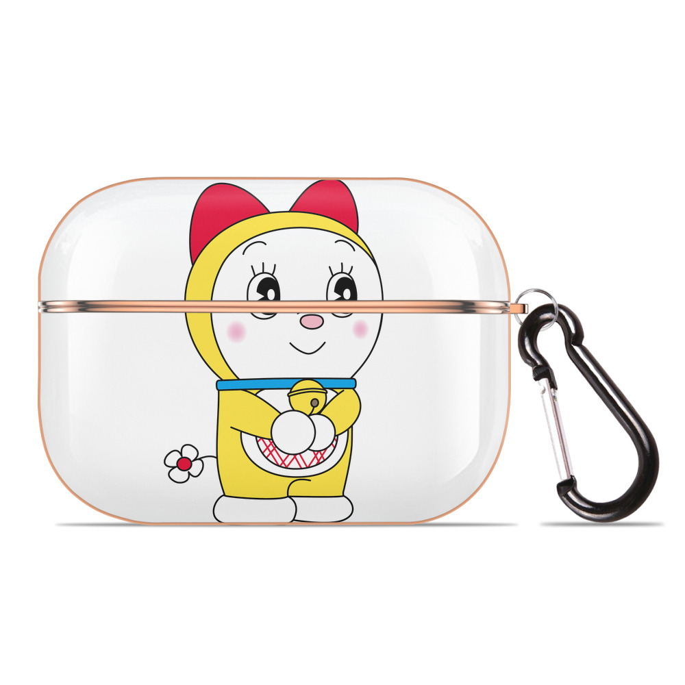 （画像用） ドラえもん ドラミ Doraemon Dorami 【AirPods Pro用】ハードシェル保護ケース｜耐衝撃・防指紋・カラビナ付き商品仕様