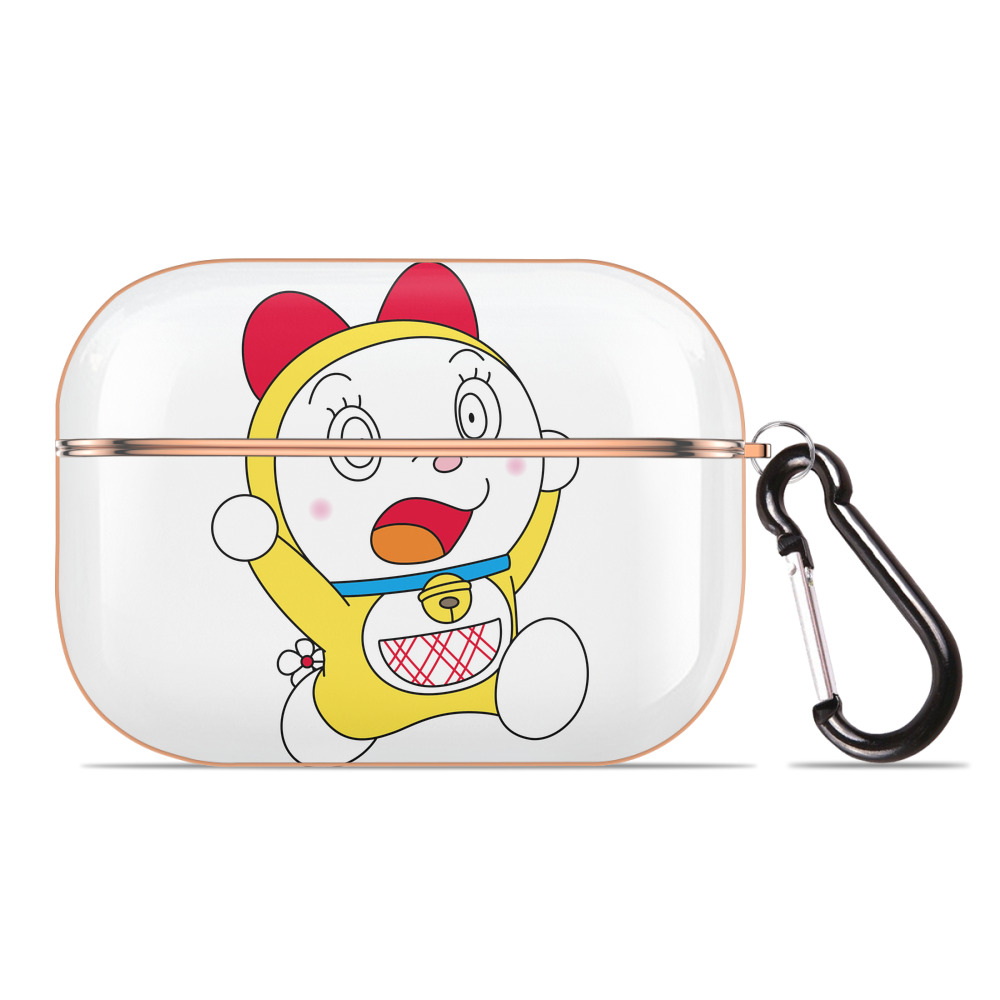 （画像用） ドラえもん ドラミ Doraemon Dorami 【AirPods Pro用】ハードシェル保護ケース｜耐衝撃・防指紋・カラビナ付き商品仕様