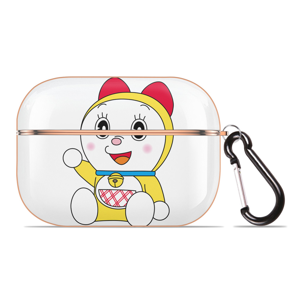 （画像用） ドラえもん ドラミ Doraemon Dorami 【AirPods Pro用】ハードシェル保護ケース｜耐衝撃・防指紋・カラビナ付き商品仕様