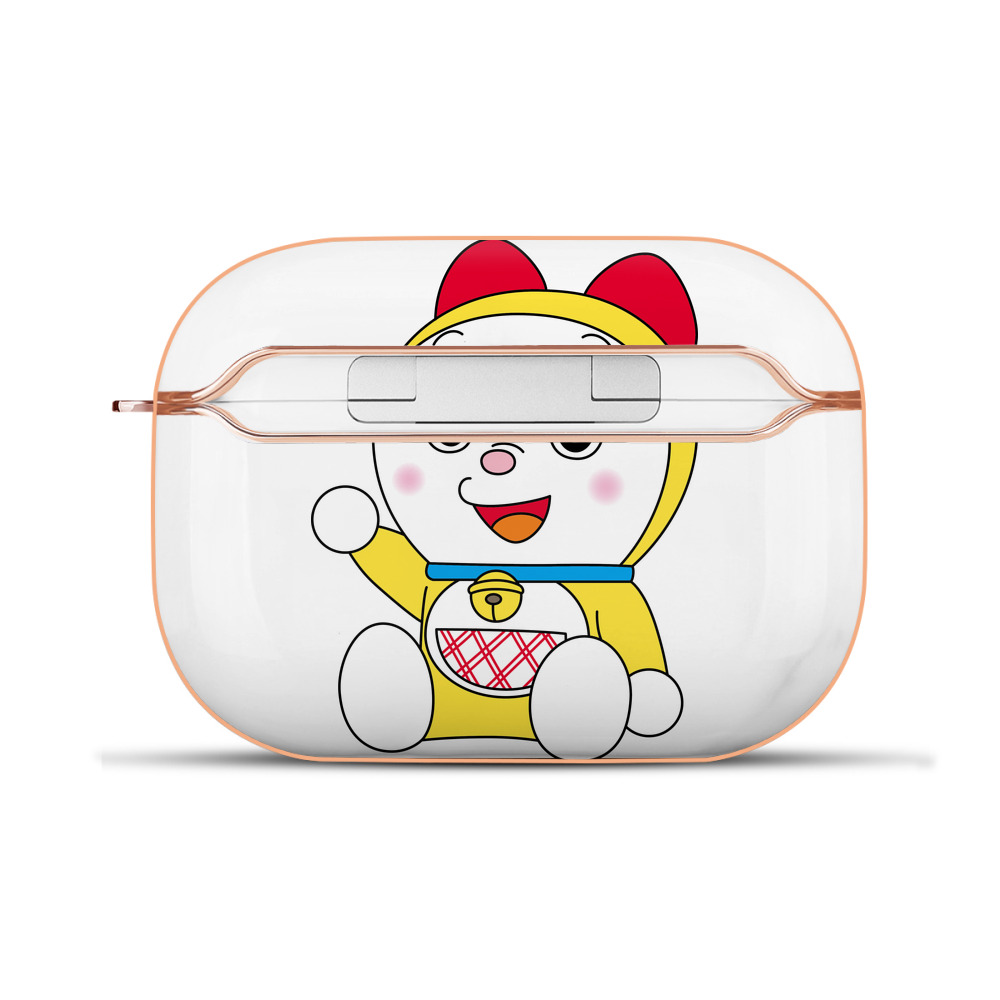 （画像用） ドラえもん ドラミ Doraemon Dorami 【AirPods Pro用】ハードシェル保護ケース｜耐衝撃・防指紋・カラビナ付き商品仕様