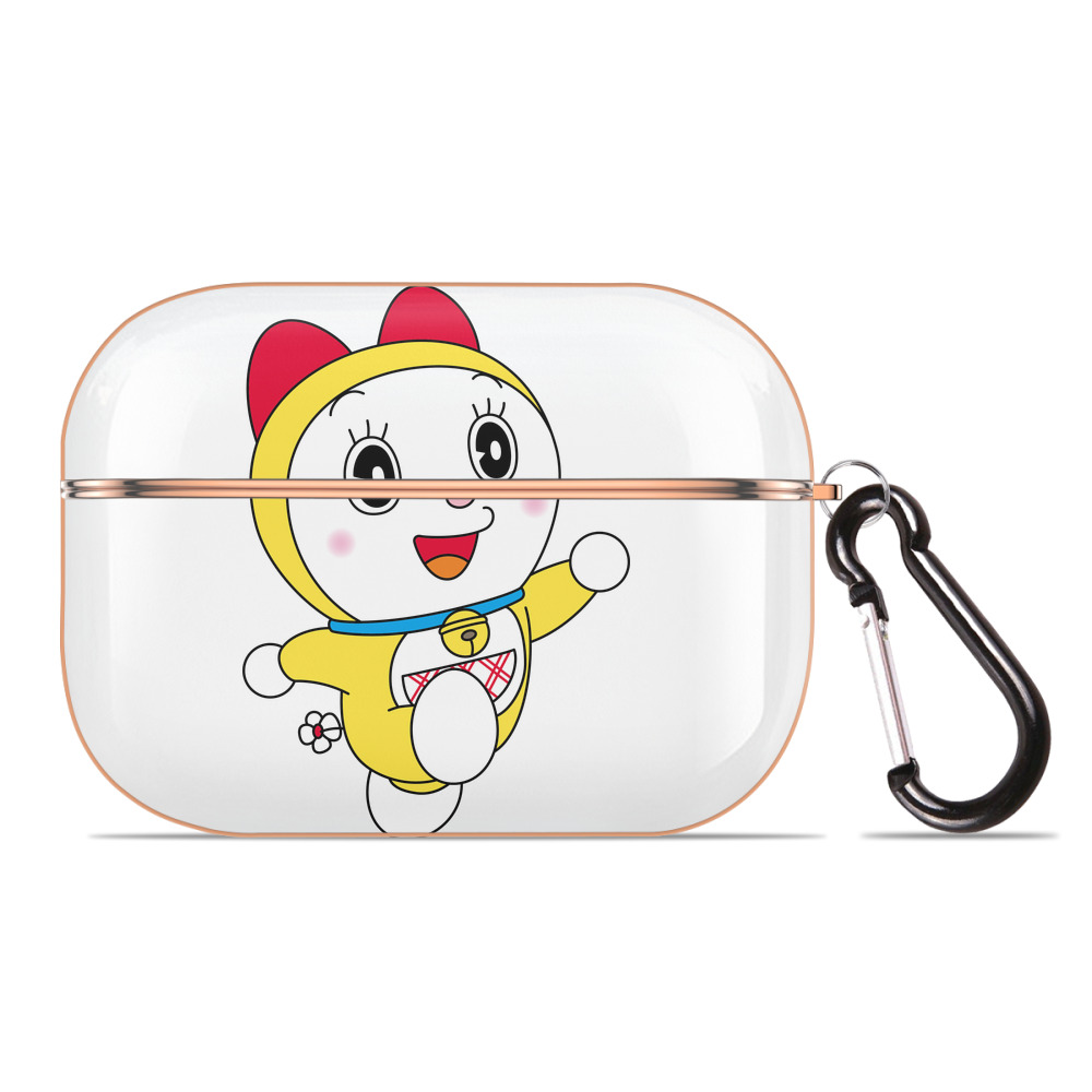 （画像用） ドラえもん ドラミ Doraemon Dorami 【AirPods Pro用】ハードシェル保護ケース｜耐衝撃・防指紋・カラビナ付き商品仕様