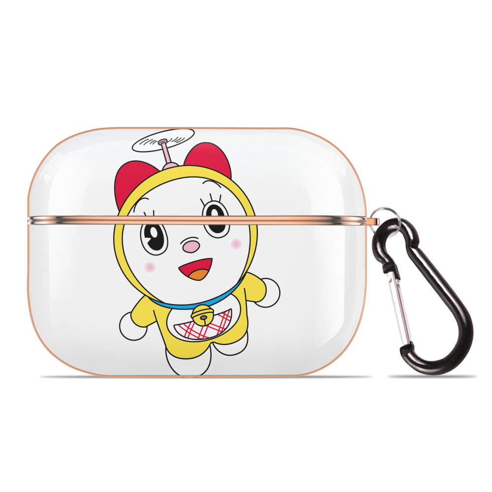 （画像用） ドラえもん ドラミ Doraemon Dorami 【AirPods Pro用】ハードシェル保護ケース｜耐衝撃・防指紋・カラビナ付き商品仕様