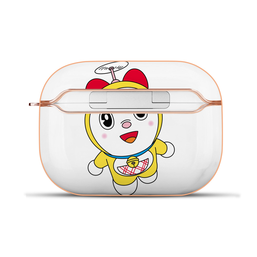 （画像用） ドラえもん ドラミ Doraemon Dorami 【AirPods Pro用】ハードシェル保護ケース｜耐衝撃・防指紋・カラビナ付き商品仕様