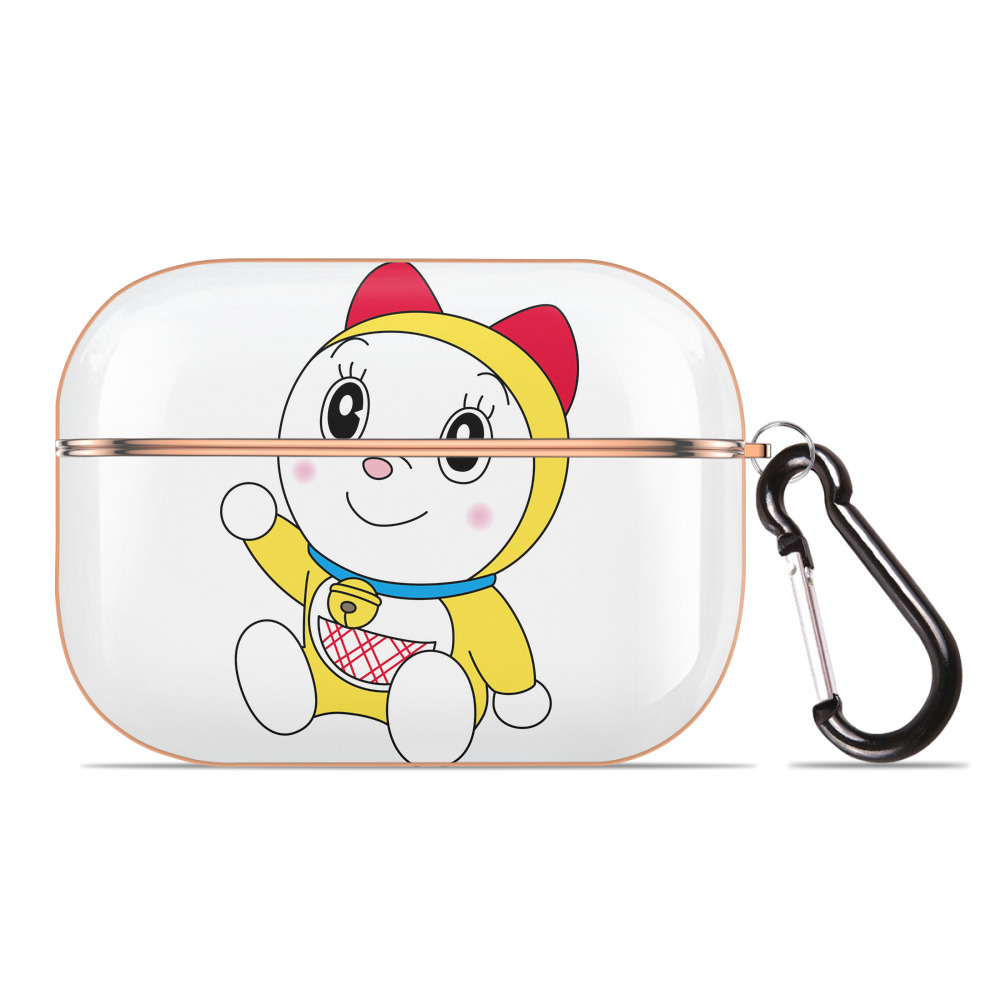 （画像用） ドラえもん ドラミ Doraemon Dorami 【AirPods Pro用】ハードシェル保護ケース｜耐衝撃・防指紋・カラビナ付き商品仕様