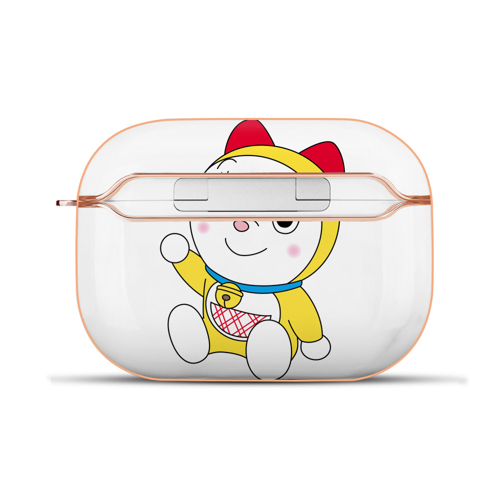 （画像用） ドラえもん ドラミ Doraemon Dorami 【AirPods Pro用】ハードシェル保護ケース｜耐衝撃・防指紋・カラビナ付き商品仕様