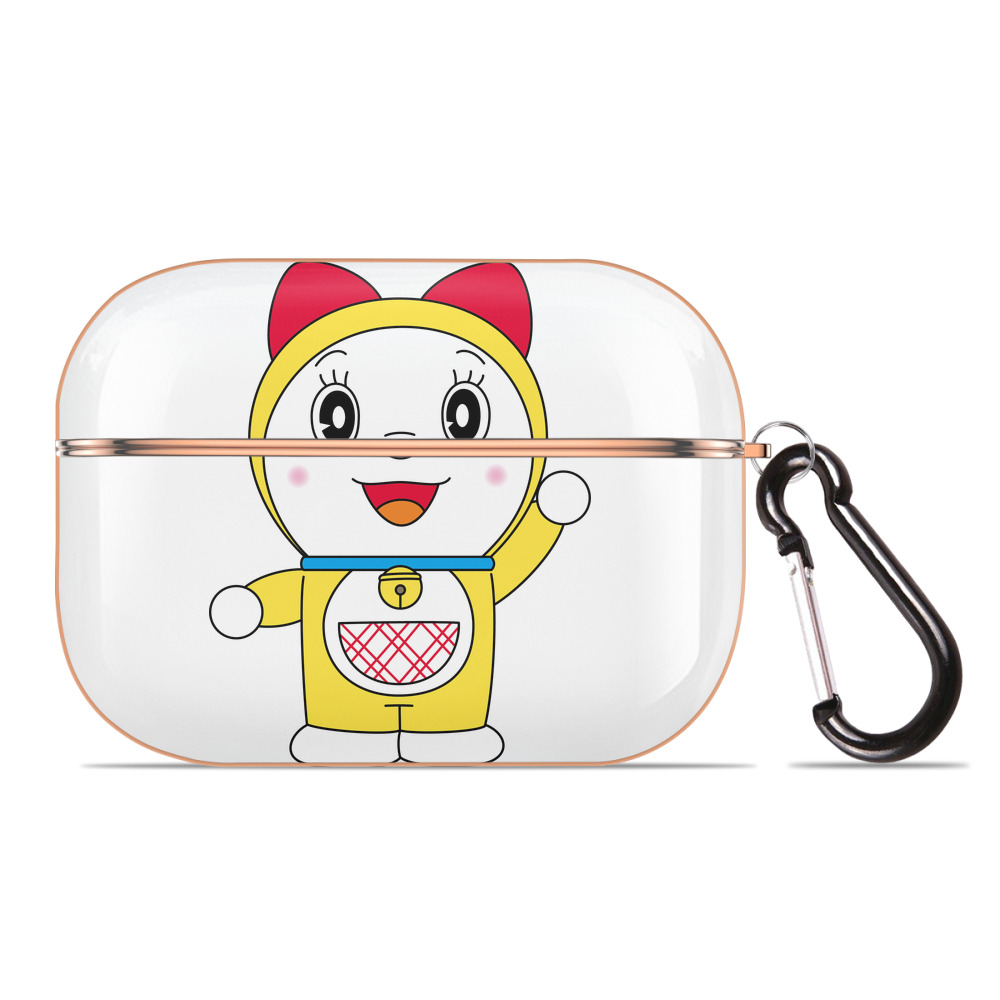 （画像用） ドラえもん ドラミ Doraemon Dorami 【AirPods Pro用】ハードシェル保護ケース｜耐衝撃・防指紋・カラビナ付き商品仕様