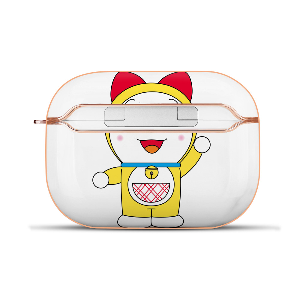 （画像用） ドラえもん ドラミ Doraemon Dorami 【AirPods Pro用】ハードシェル保護ケース｜耐衝撃・防指紋・カラビナ付き商品仕様