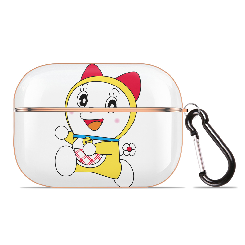 （画像用） ドラえもん ドラミ Doraemon Dorami 【AirPods Pro用】ハードシェル保護ケース｜耐衝撃・防指紋・カラビナ付き商品仕様