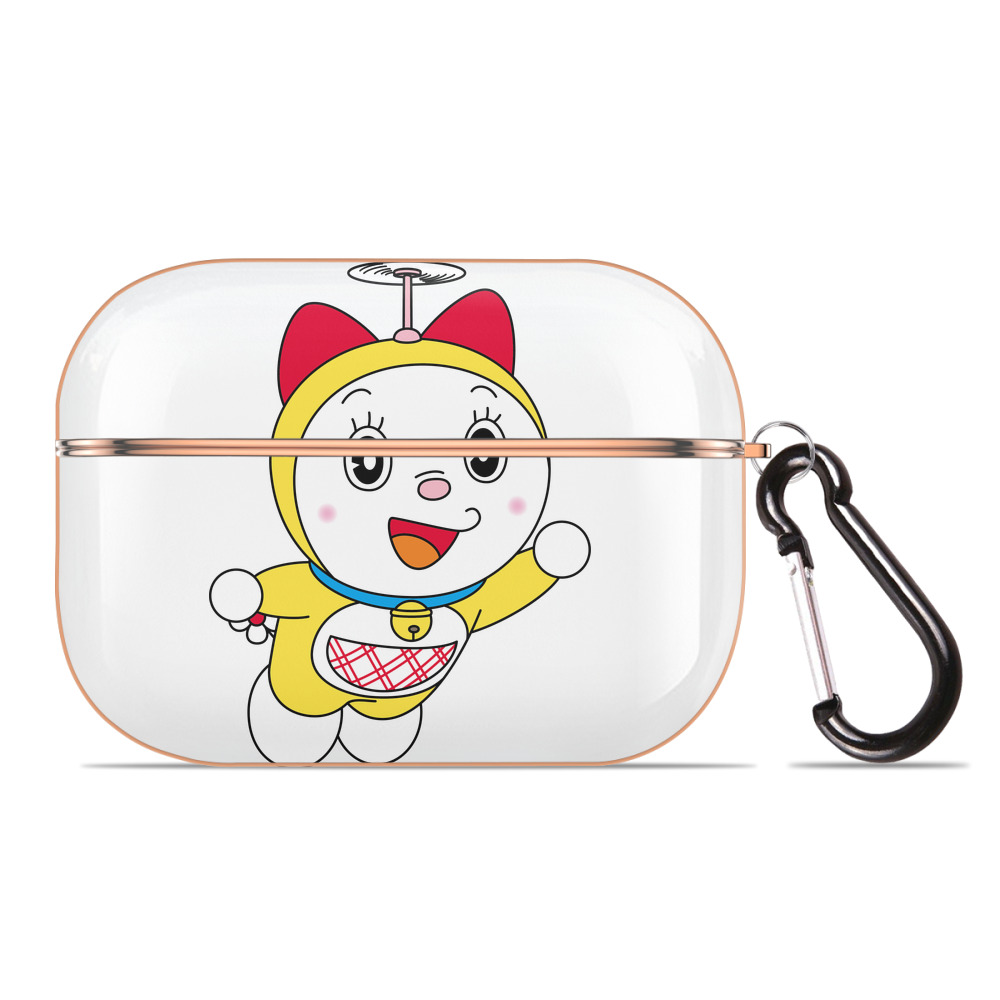 （画像用） ドラえもん ドラミ Doraemon Dorami 【AirPods Pro用】ハードシェル保護ケース｜耐衝撃・防指紋・カラビナ付き商品仕様