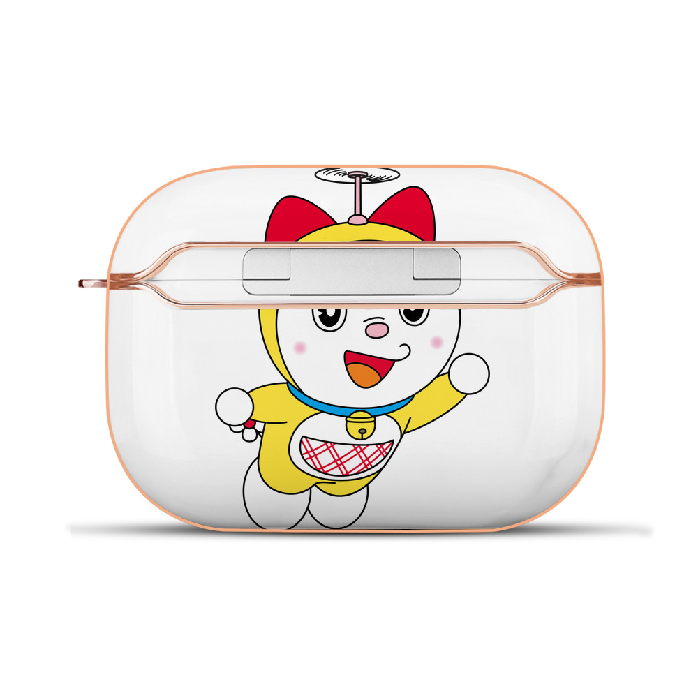 （画像用） ドラえもん ドラミ Doraemon Dorami 【AirPods Pro用】ハードシェル保護ケース｜耐衝撃・防指紋・カラビナ付き商品仕様
