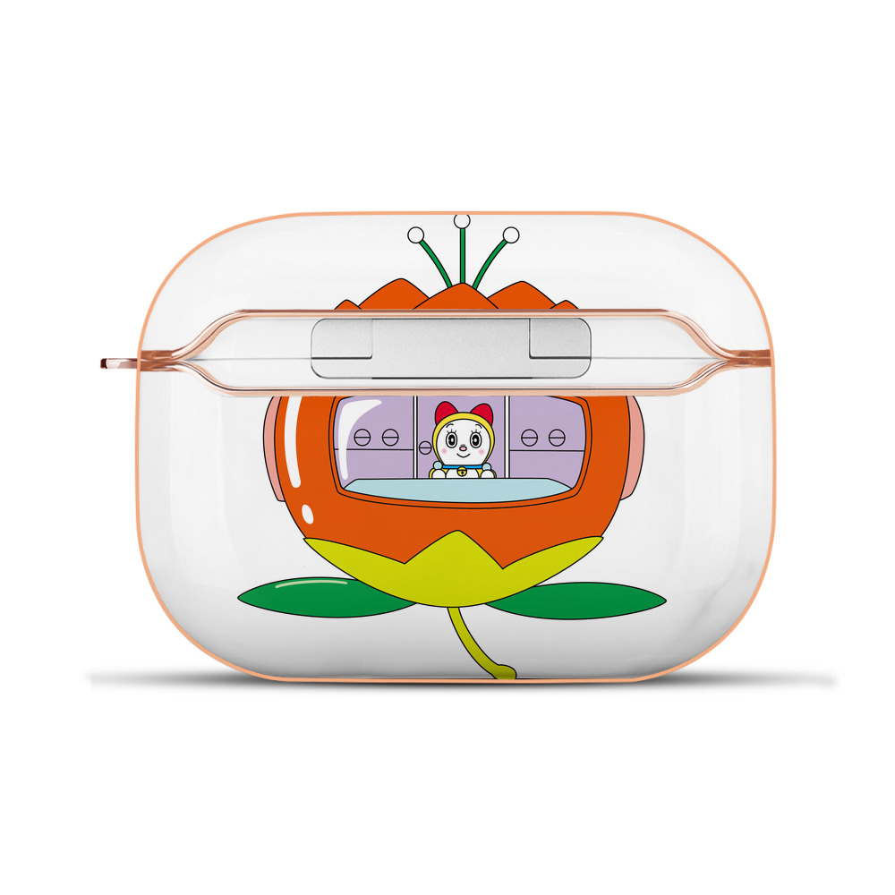 （画像用） ドラえもん ドラミ Doraemon Dorami 【AirPods Pro用】ハードシェル保護ケース｜耐衝撃・防指紋・カラビナ付き商品仕様