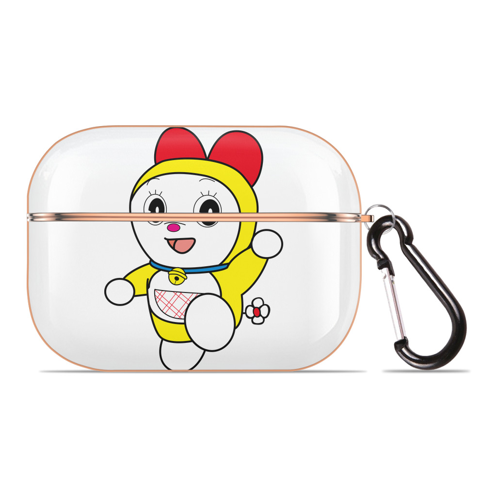 （画像用） ドラえもん ドラミ Doraemon Dorami 【AirPods Pro用】ハードシェル保護ケース｜耐衝撃・防指紋・カラビナ付き商品仕様
