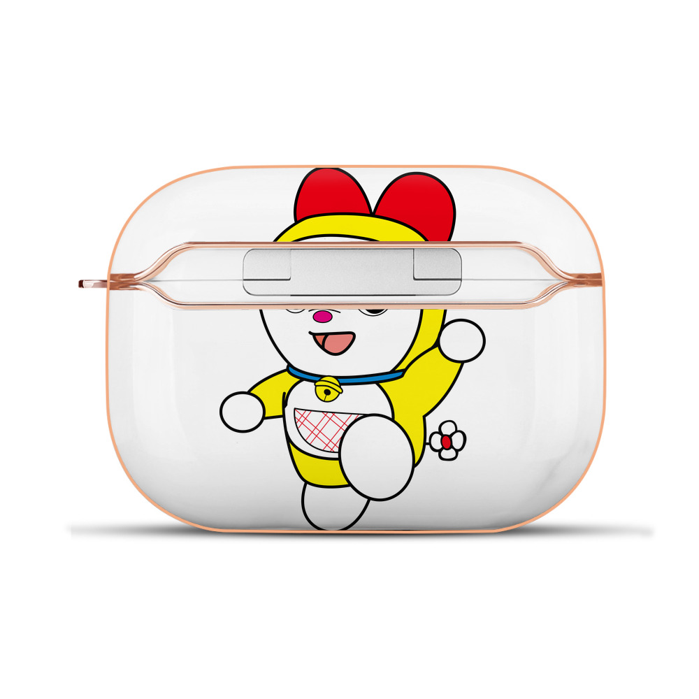 （画像用） ドラえもん ドラミ Doraemon Dorami 【AirPods Pro用】ハードシェル保護ケース｜耐衝撃・防指紋・カラビナ付き商品仕様