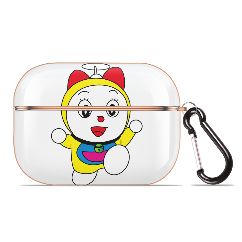 （画像用） ドラえもん ドラミ Doraemon Dorami 【AirPods Pro用】ハードシェル保護ケース｜耐衝撃・防指紋・カラビナ付き商品仕様