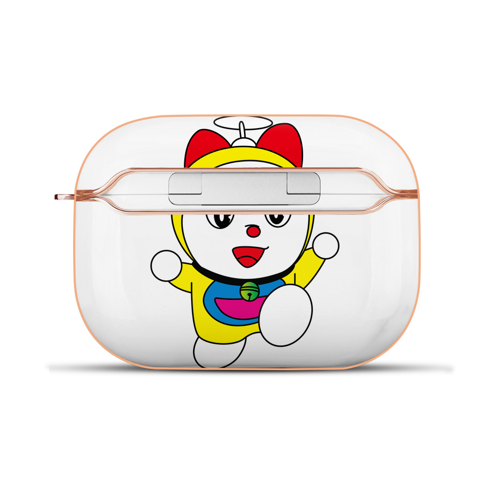 （画像用） ドラえもん ドラミ Doraemon Dorami 【AirPods Pro用】ハードシェル保護ケース｜耐衝撃・防指紋・カラビナ付き商品仕様