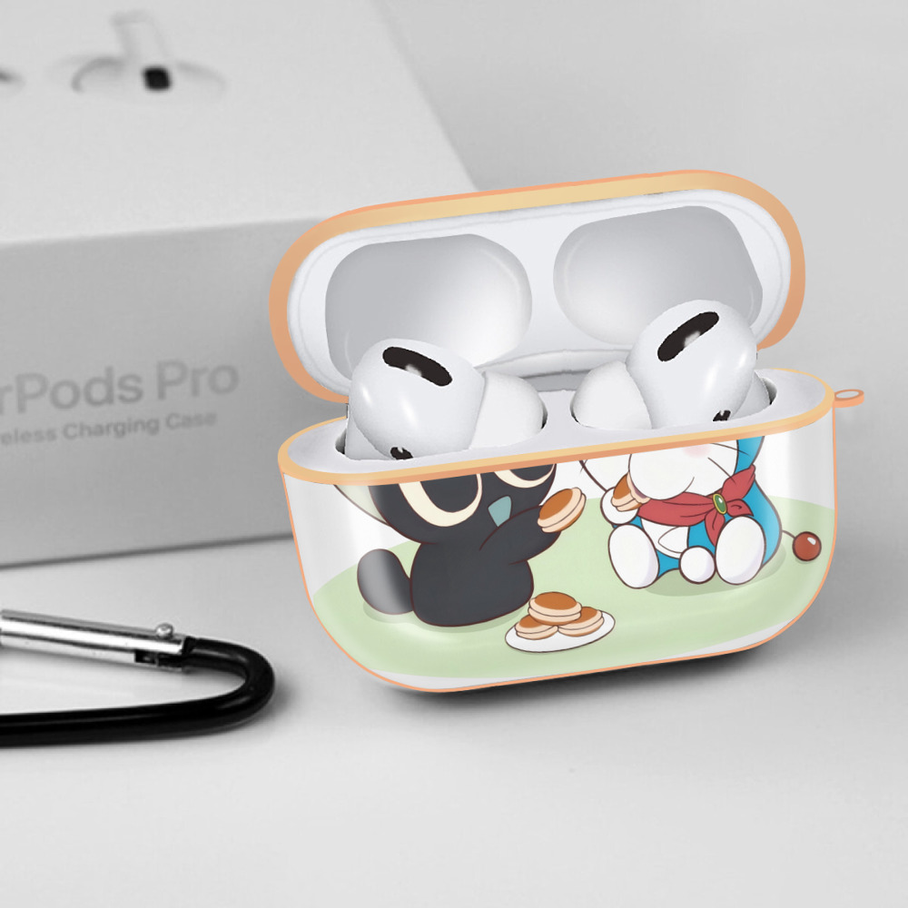 ドラえもん Doraemon 【AirPods Pro用】ハードシェル保護ケース｜耐衝撃・防指紋・カラビナ付き商品仕様