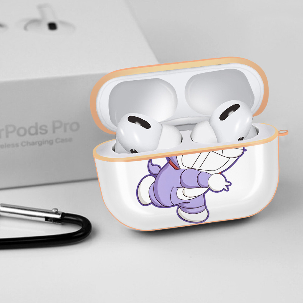 ドラえもん Doraemon 【AirPods Pro用】ハードシェル保護ケース｜耐衝撃・防指紋・カラビナ付き商品仕様